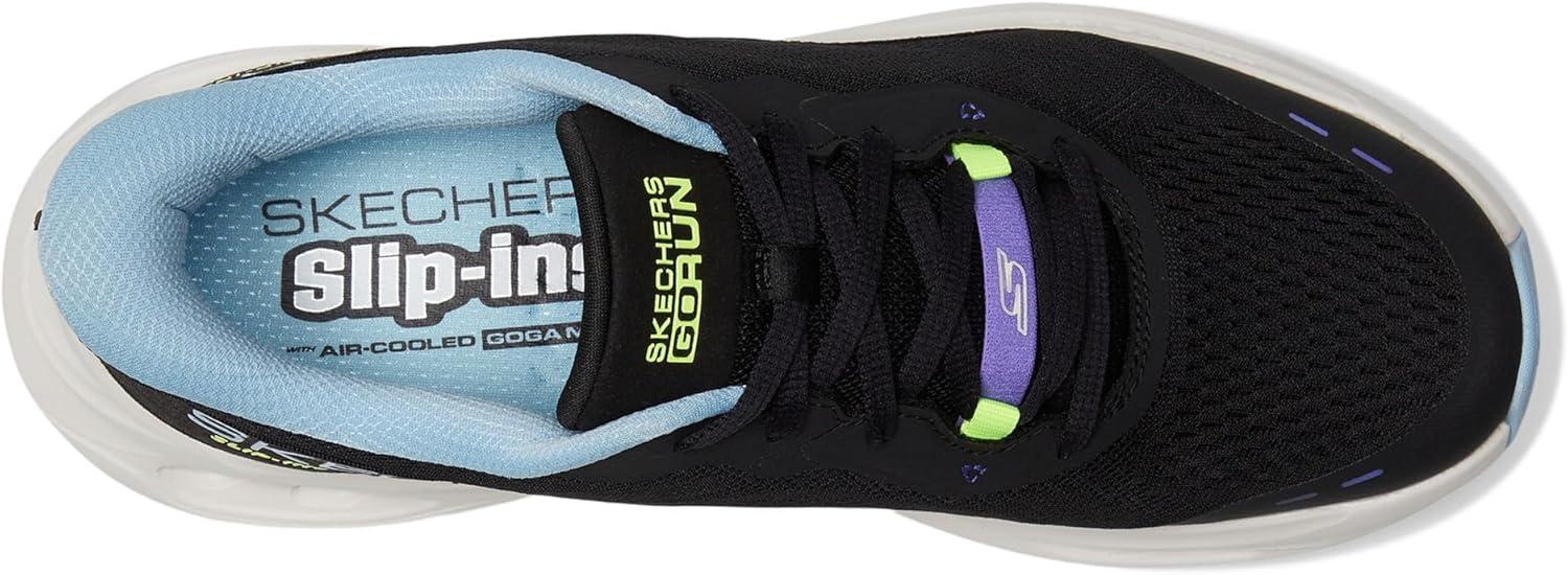 imageSkechers Womens Max Cushioning Glide Step Caledonia Hands Free SlipinsBlackBlue