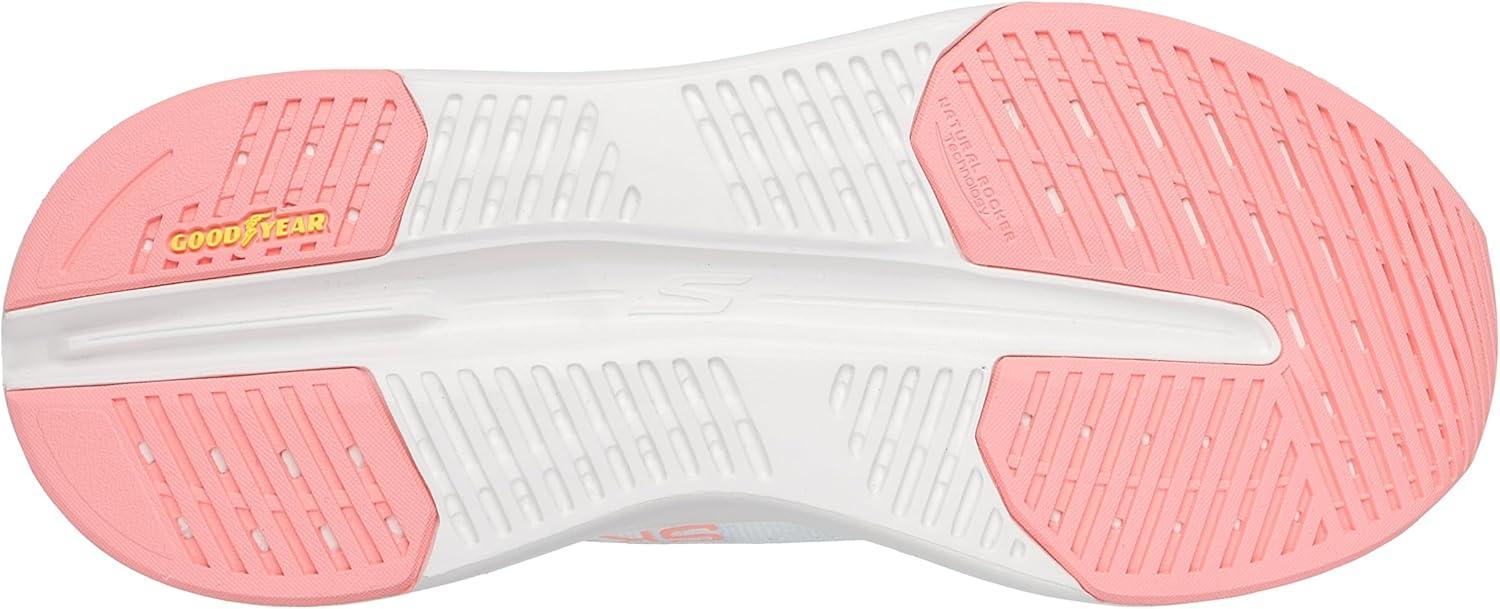 imageSkechers Womens Max Cushioning Glide Step Caledonia Hands Free SlipinsWhitePink