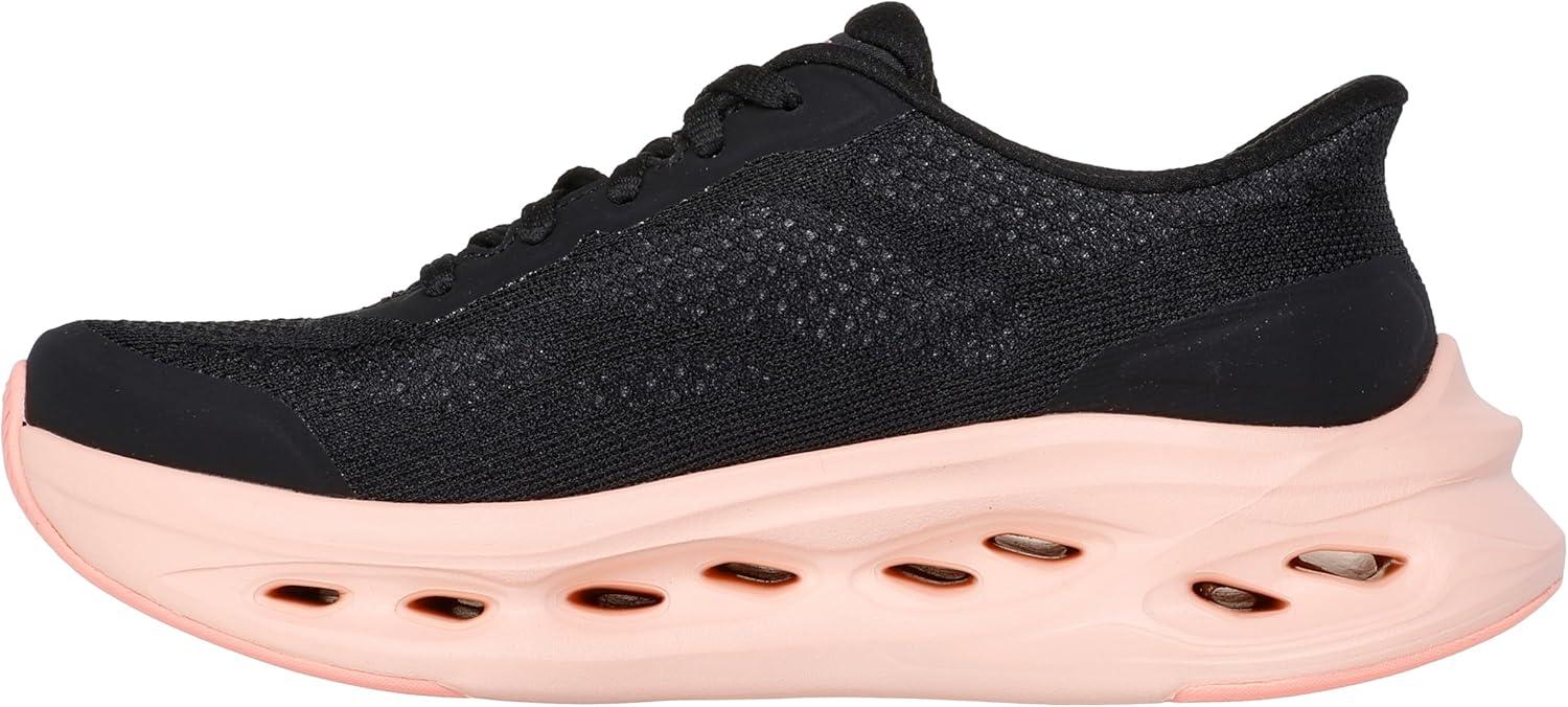 imageSkechers Womens Max Cushioning Glide Step Hartford Hands Free SlipinsBlackPurple