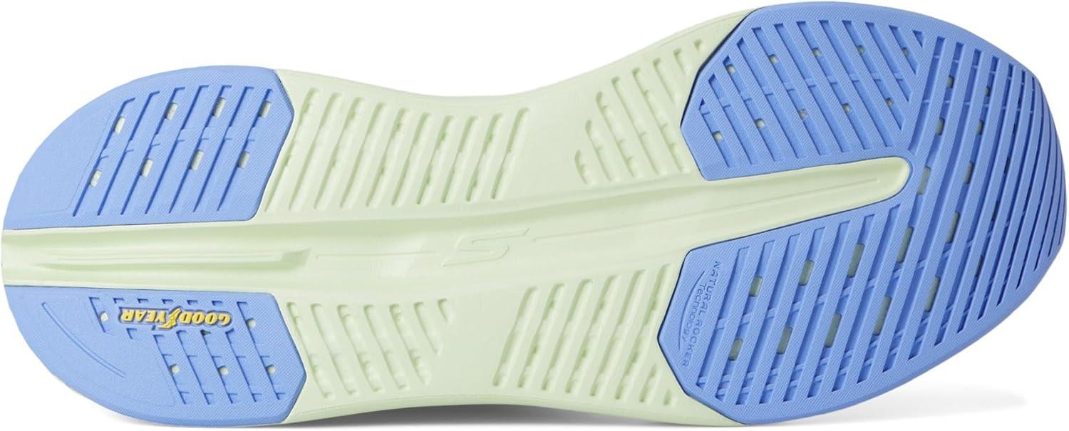 imageSkechers Womens Max Cushioning Glide Step Hartford Hands Free SlipinsGrayLime