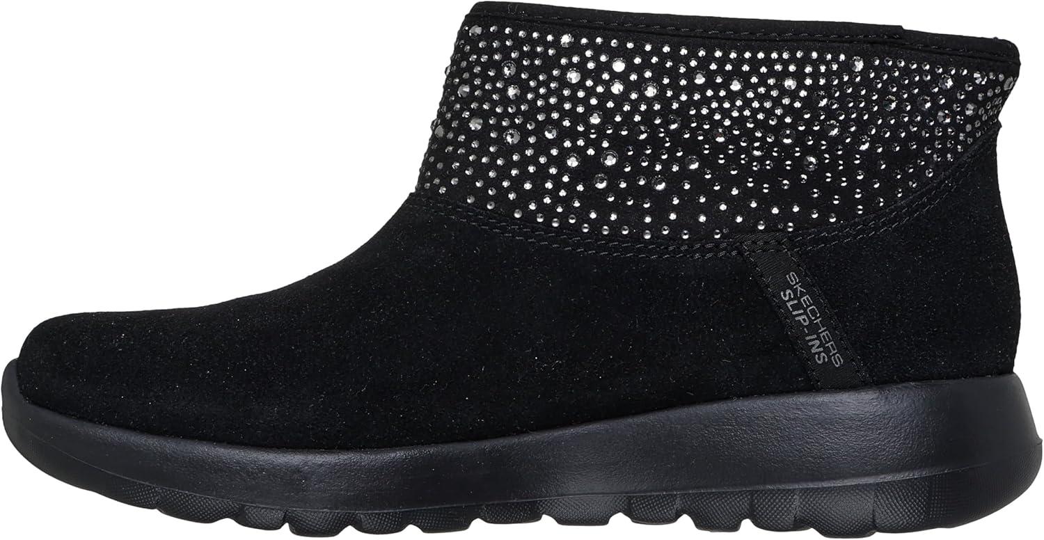 imageSkechers Womens OnTheGo JoySo Glam Martha Stewart Hands Free Slipins Ankle BootBlackBlack