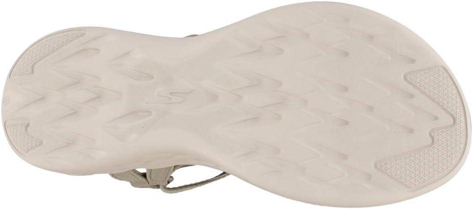 imageSkechers Womens OnThego 600Brilliancy Sport SandalBeigeWhite