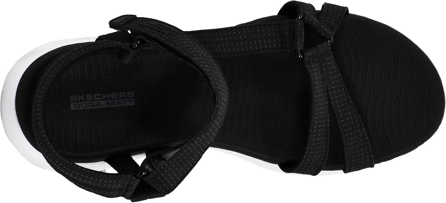 imageSkechers Womens OnThego 600Brilliancy Sport SandalBlackWhite