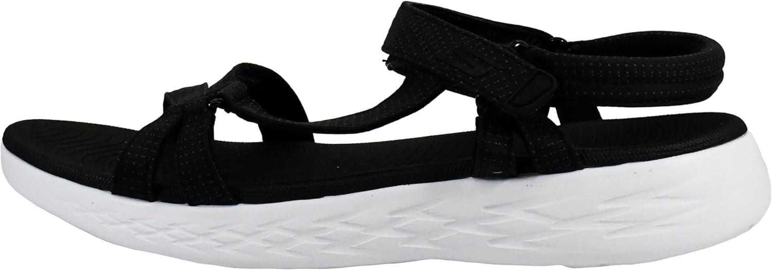imageSkechers Womens OnThego 600Brilliancy Sport SandalBlackWhite