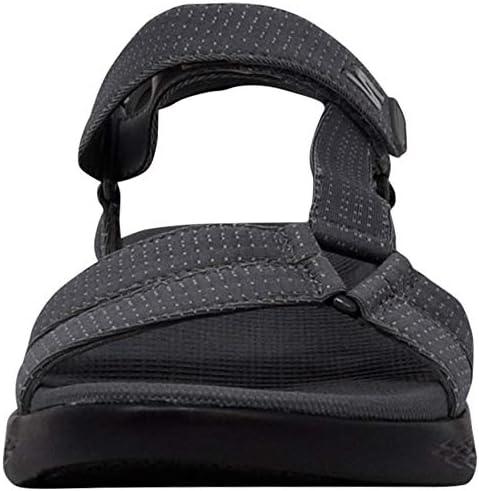 imageSkechers Womens OnThego 600Brilliancy Sport SandalCharcoal BlackBlack