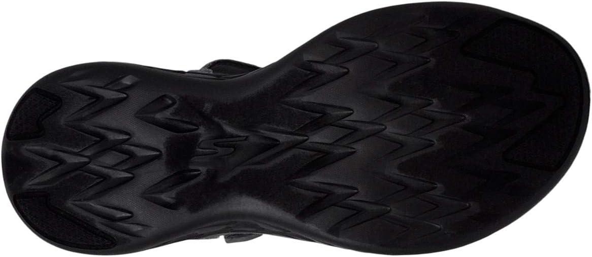 imageSkechers Womens OnThego 600Brilliancy Sport SandalCharcoal BlackBlack