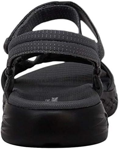 imageSkechers Womens OnThego 600Brilliancy Sport SandalCharcoal BlackBlack