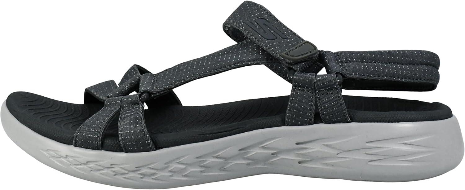 imageSkechers Womens OnThego 600Brilliancy Sport SandalGrey