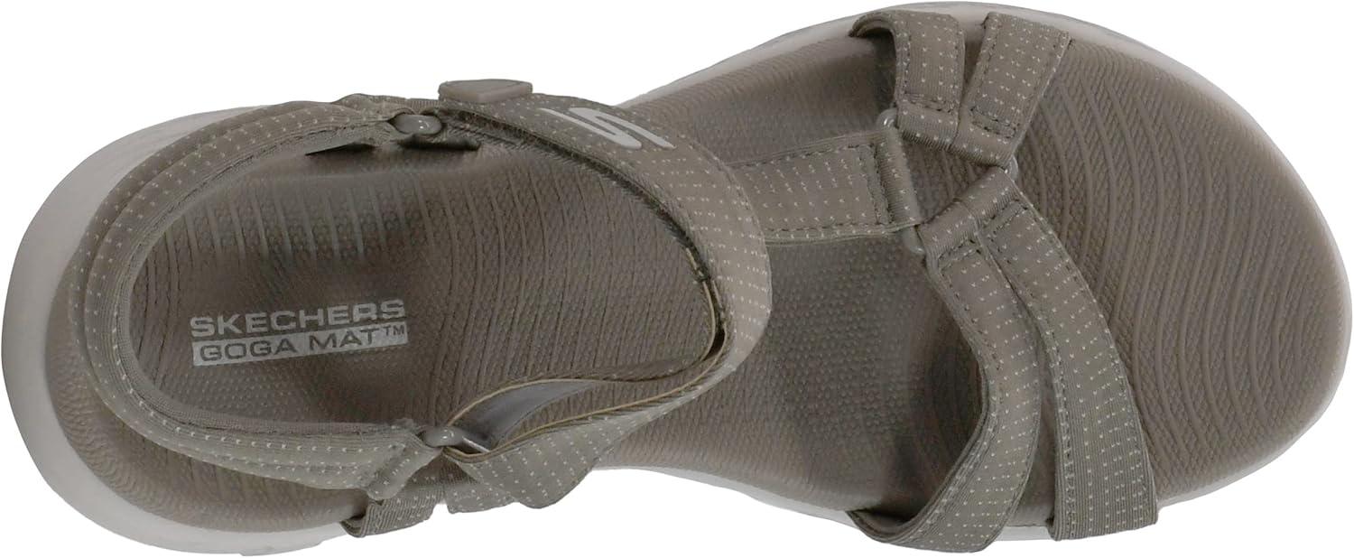 imageSkechers Womens OnThego 600Brilliancy Sport SandalTaupe