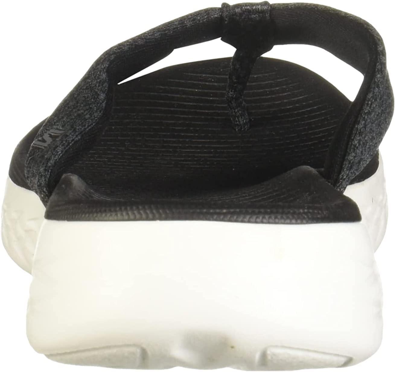 imageSkechers Womens OnThego 600Preferred FlipFlopBlackWhite