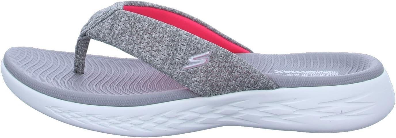 imageSkechers Womens OnThego 600Preferred FlipFlopGrayPink