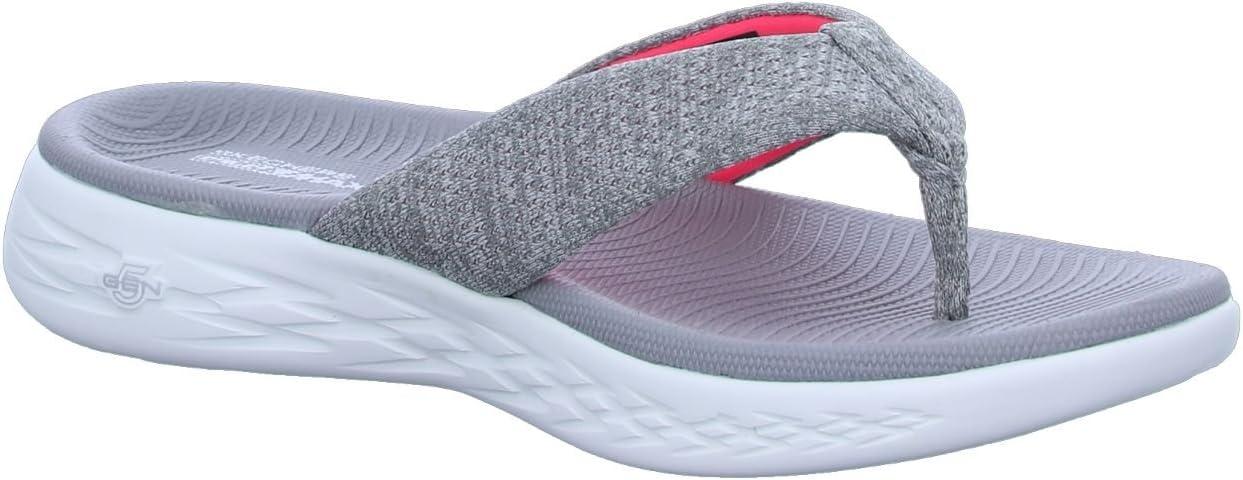 imageSkechers Womens OnThego 600Preferred FlipFlopGrayPink