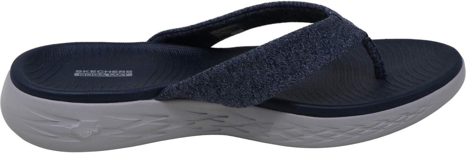 imageSkechers Womens OnThego 600Preferred FlipFlopNavyGray