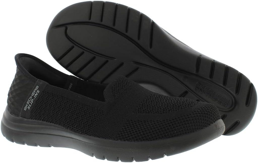 imageSkechers Womens OnThego Flex Camellia Hands Free SlipinsMidnight Black