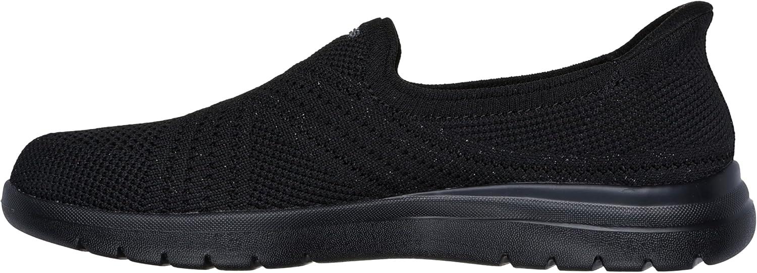 imageSkechers Womens OnThego Flex Excellency Hands Free SlipinsBlackBlack
