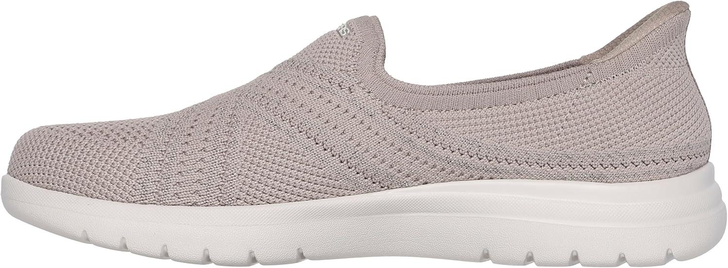 imageSkechers Womens OnThego Flex Excellency Hands Free SlipinsTaupe
