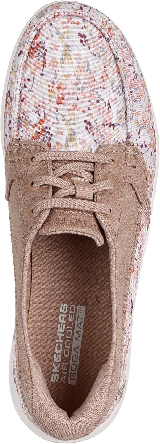 imageSkechers Womens OnThego Flex Radiant Floral Boat ShoeNaturalMulti