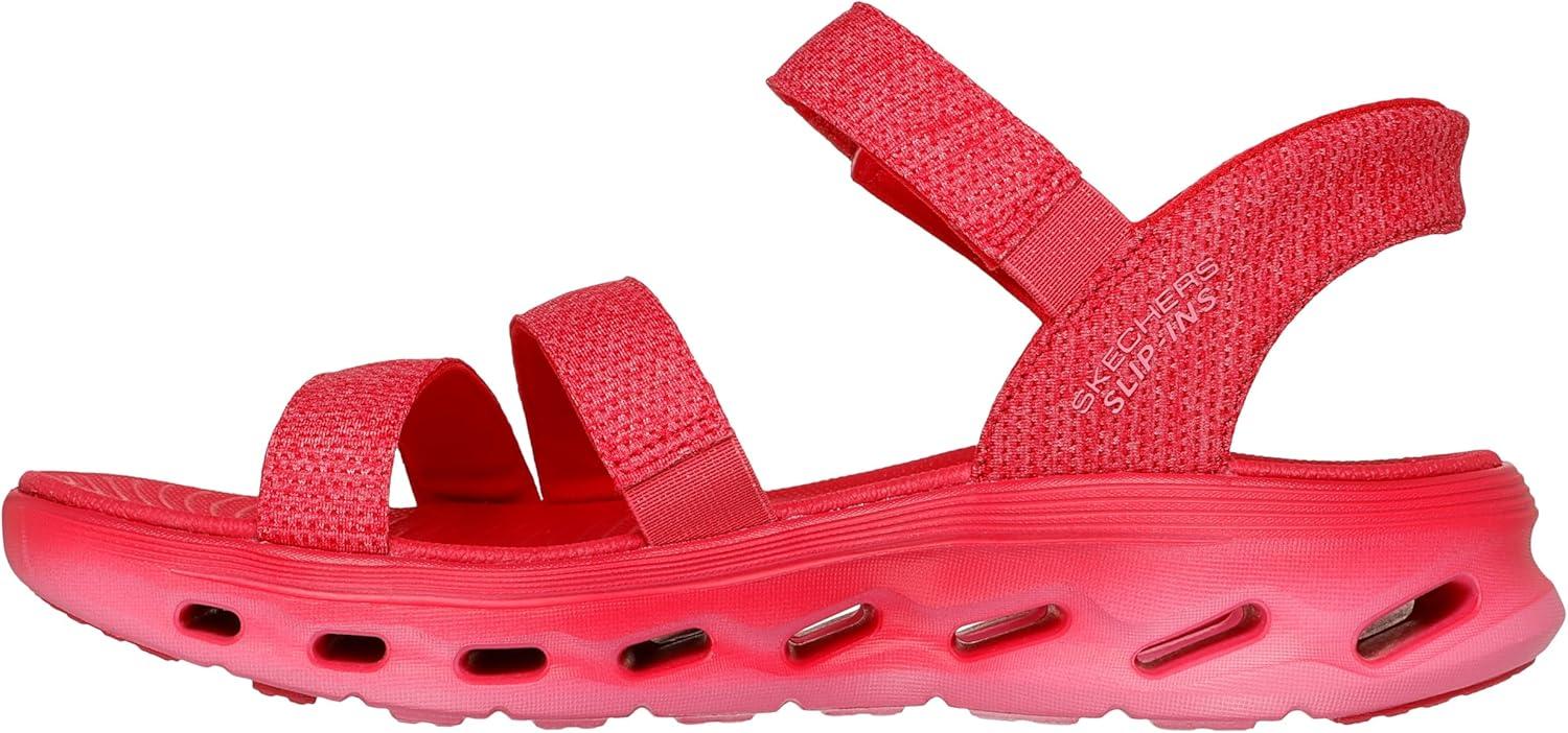 imageSkechers Womens OnThego Glide Step 20 Hands Free Slipins Sandal GiselleRed