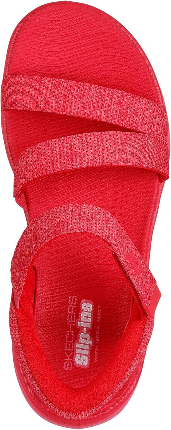 imageSkechers Womens OnThego Glide Step 20 Hands Free Slipins Sandal GiselleRed