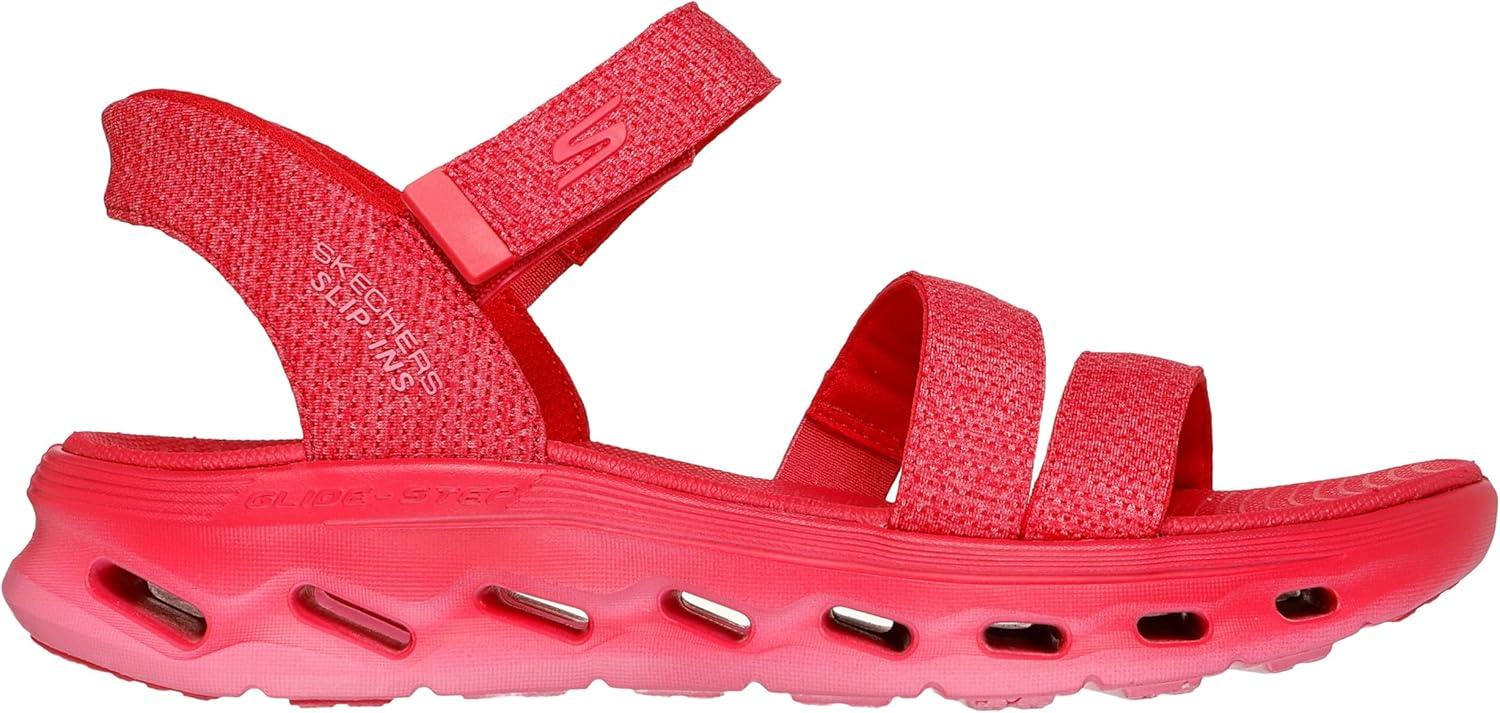 imageSkechers Womens OnThego Glide Step 20 Hands Free Slipins Sandal GiselleRed