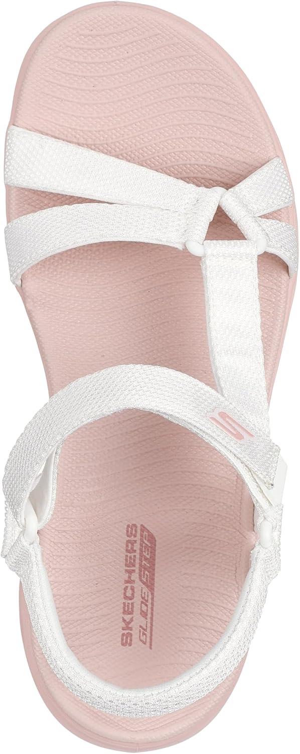 imageSkechers Womens OnThego Glide Step 20 Sandal RowenWhitePink