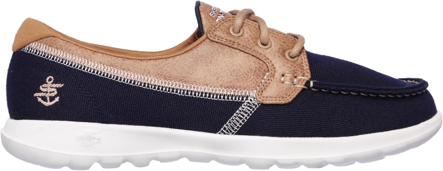 imageSkechers Womens OnThego Go Walk Lite CoralNavyBrown