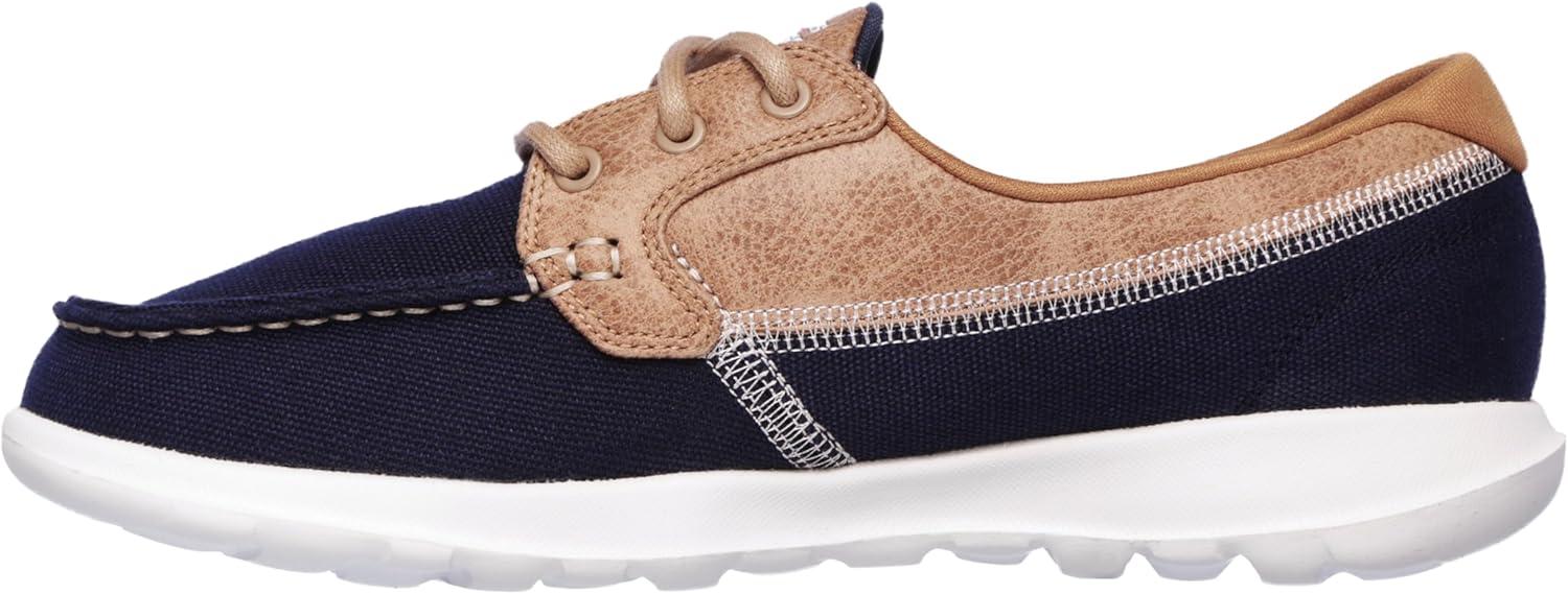 imageSkechers Womens OnThego Go Walk Lite CoralNavyBrown