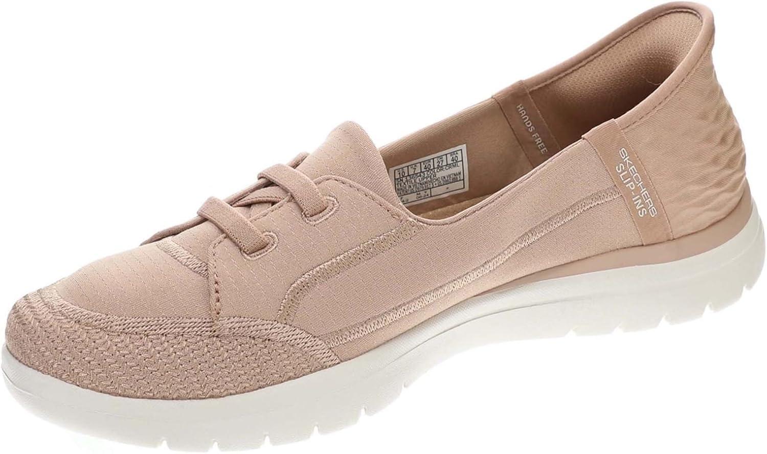 imageSkechers Womens OntheGO Flex Top Notch SlipIn SneakersCaramel