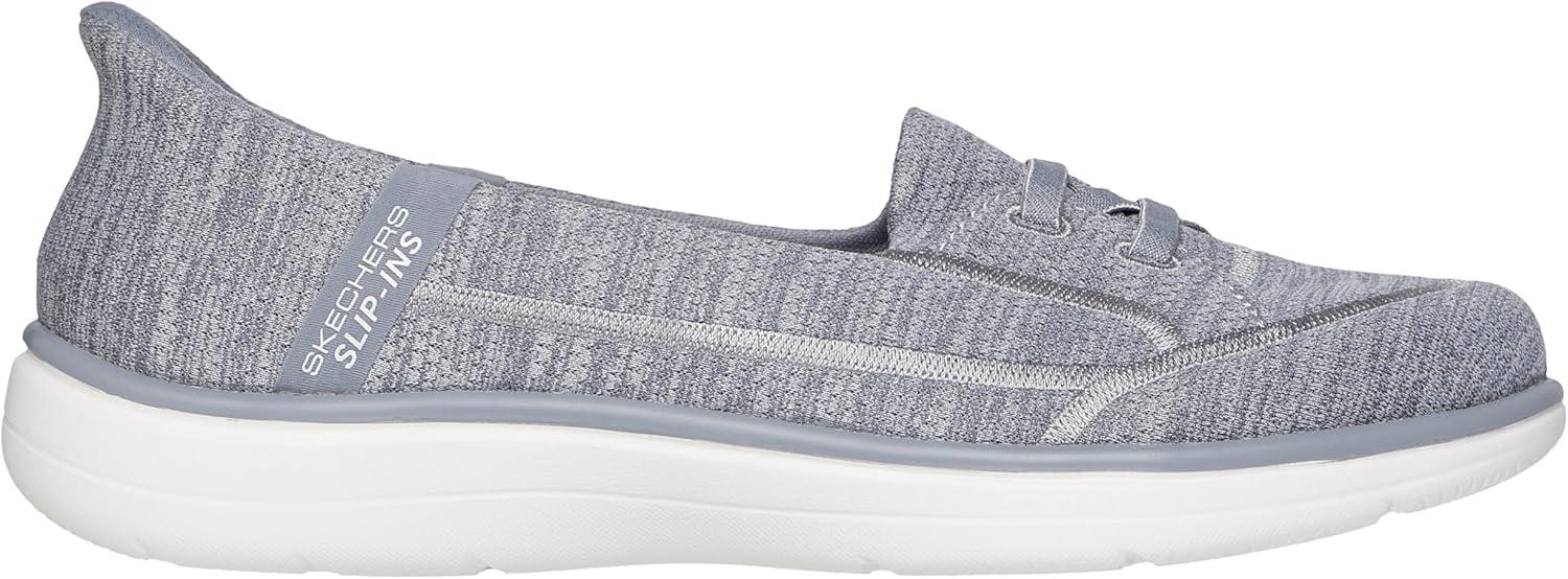 imageSkechers Womens OntheGO Flex Top Notch SlipIn SneakersGrey