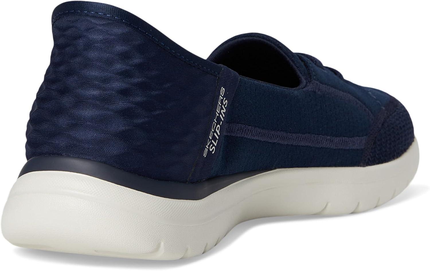 imageSkechers Womens OntheGO Flex Top Notch SlipIn SneakersNavy