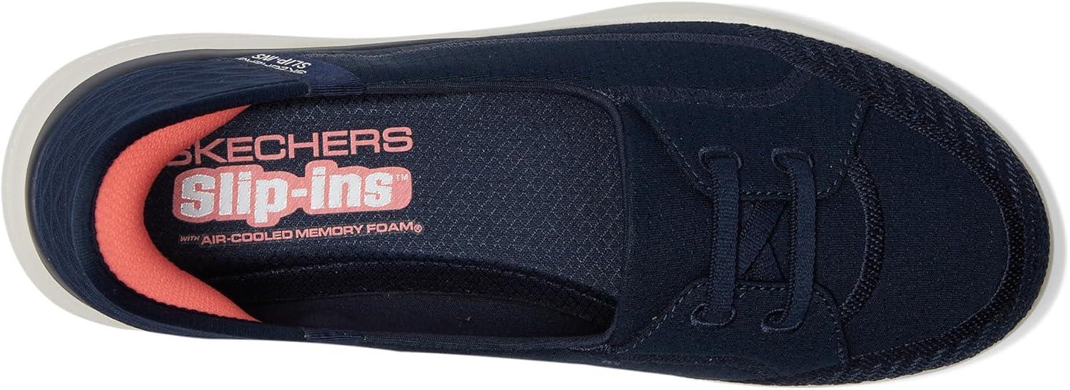 imageSkechers Womens OntheGO Flex Top Notch SlipIn SneakersNavy
