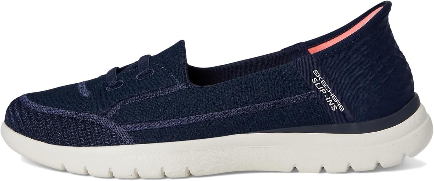 imageSkechers Womens OntheGO Flex Top Notch SlipIn SneakersNavy
