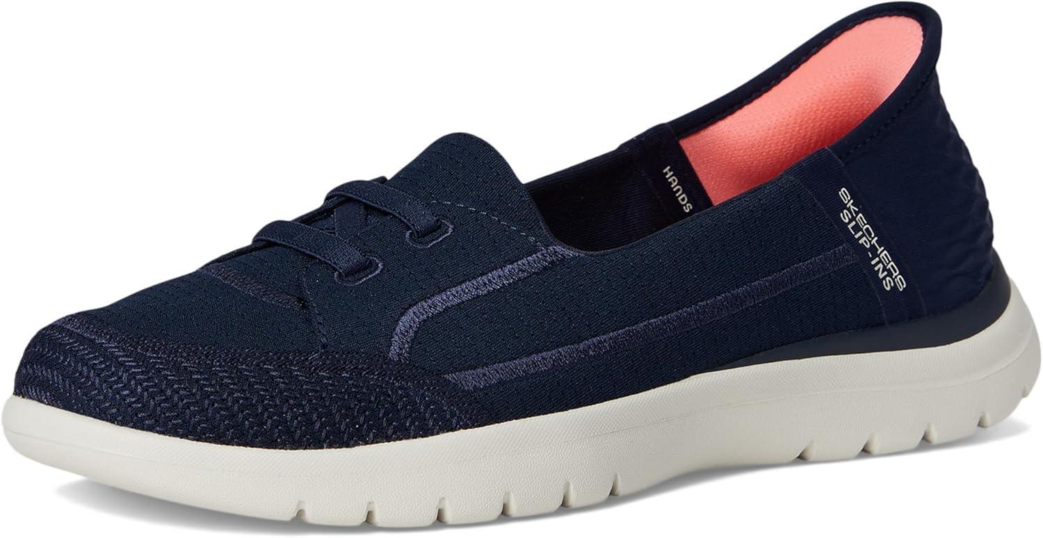 imageSkechers Womens OntheGO Flex Top Notch SlipIn SneakersNavy