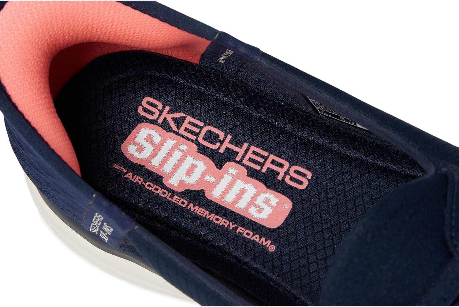 imageSkechers Womens OntheGO Flex Top Notch SlipIn SneakersNavy