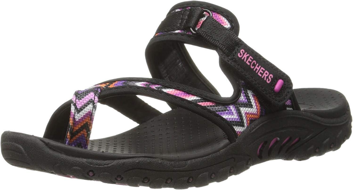 imageSkechers Womens REGGAE Trailway FlipFlop SandalsBlack