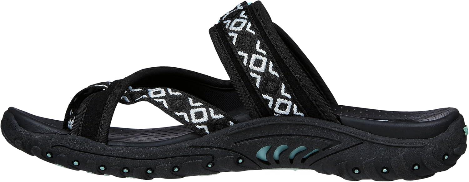 imageSkechers Womens REGGAE Trailway FlipFlop SandalsBlack