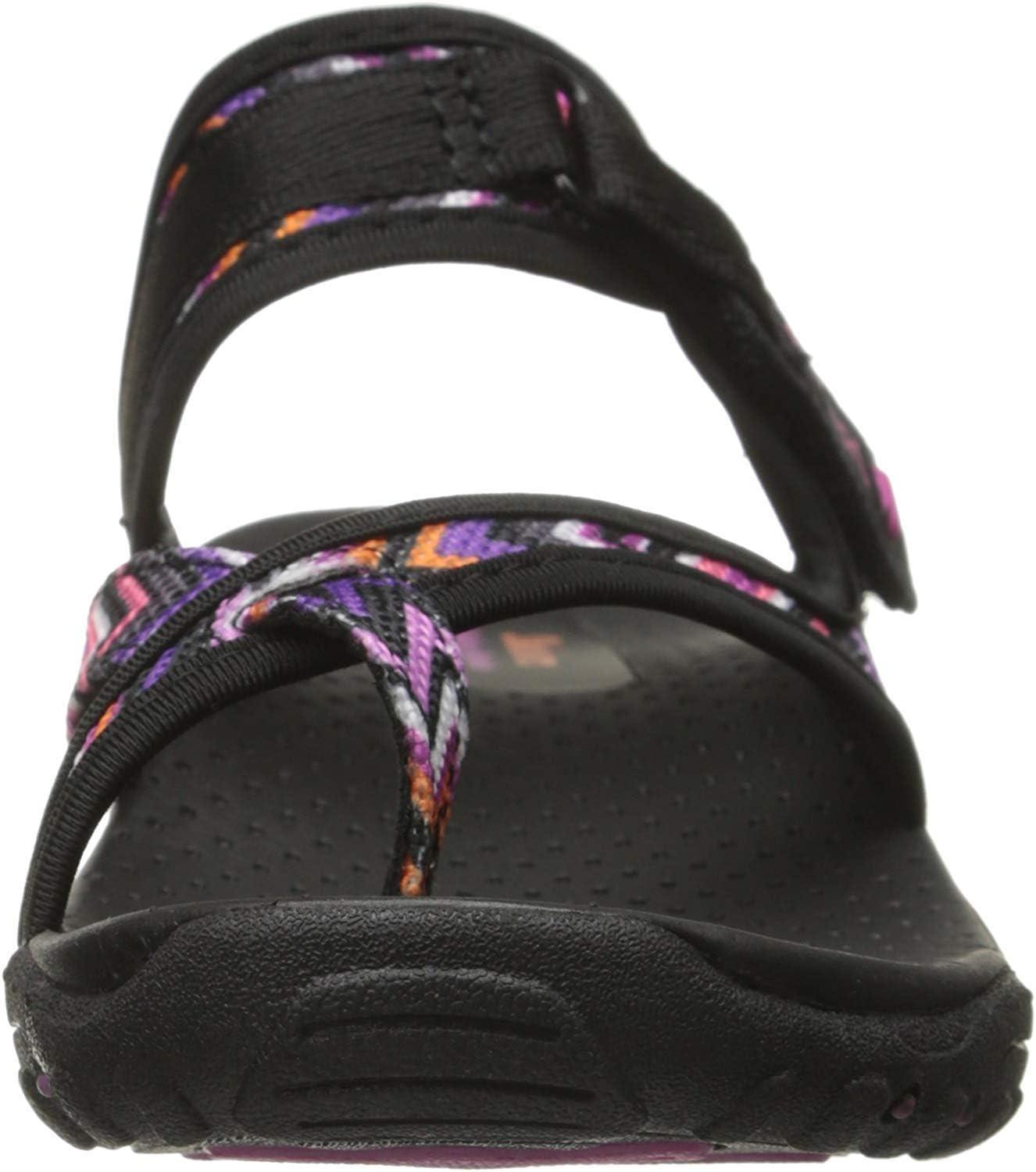 imageSkechers Womens REGGAE Trailway FlipFlop SandalsBlack