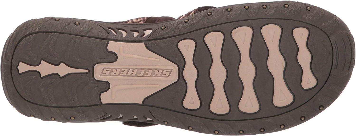 imageSkechers Womens REGGAE Trailway FlipFlop SandalsChocolate
