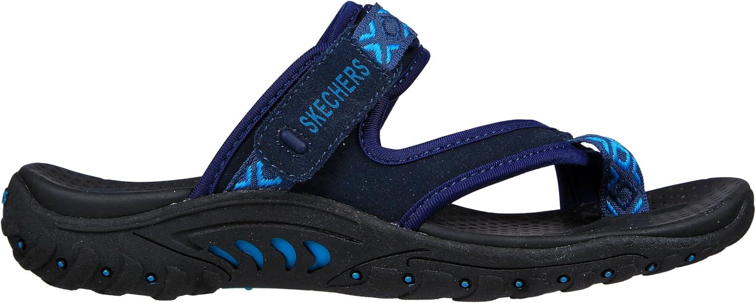 imageSkechers Womens REGGAE Trailway FlipFlop SandalsNavy