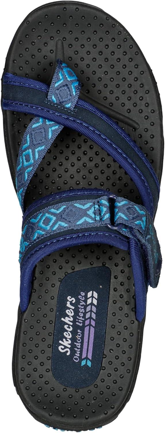 imageSkechers Womens REGGAE Trailway FlipFlop SandalsNavy