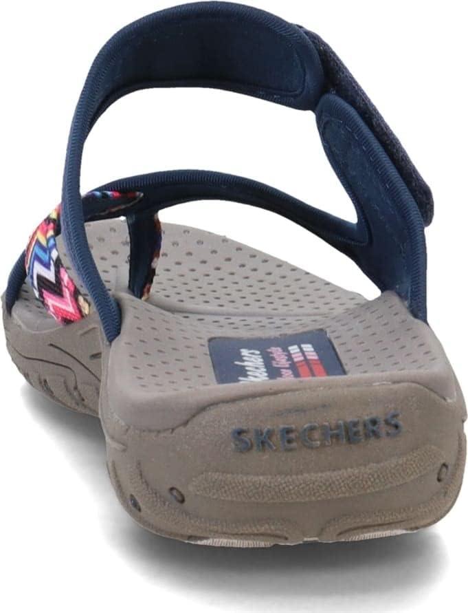 imageSkechers Womens REGGAE Trailway FlipFlop SandalsNavy