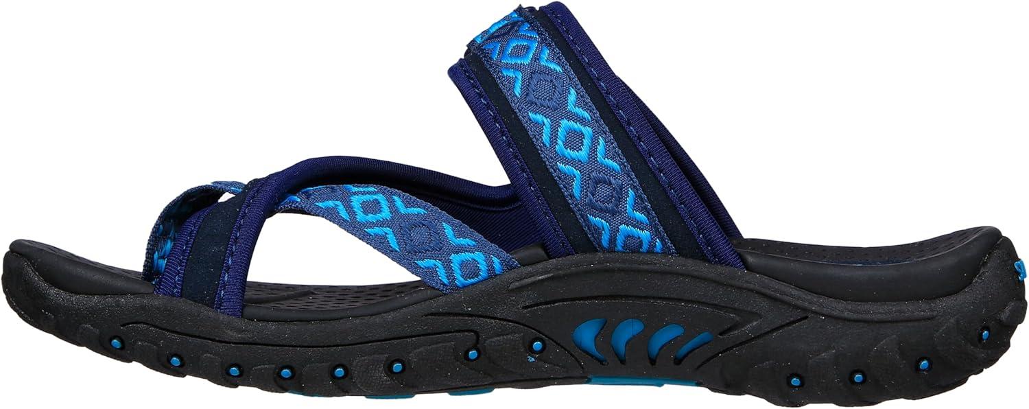 imageSkechers Womens REGGAE Trailway FlipFlop SandalsNavy