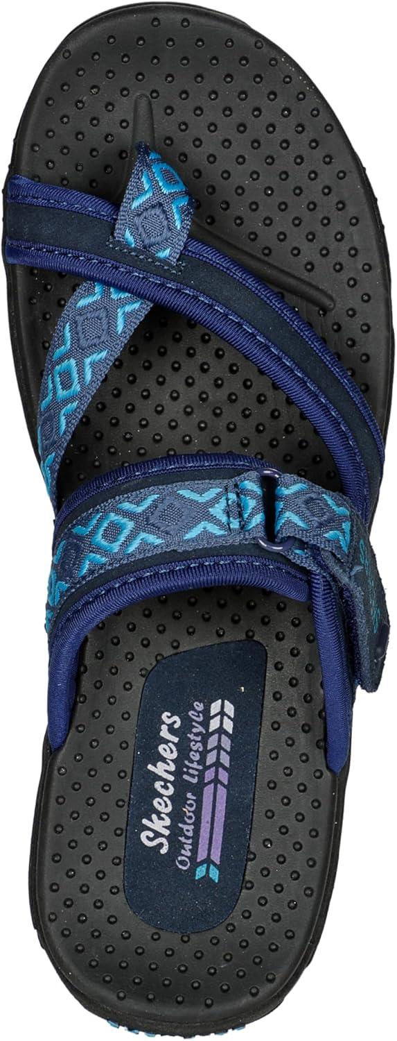 imageSkechers Womens REGGAE Trailway FlipFlop SandalsNavy