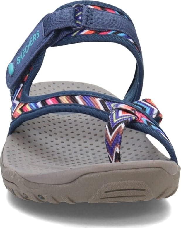imageSkechers Womens REGGAE Trailway FlipFlop SandalsNavy