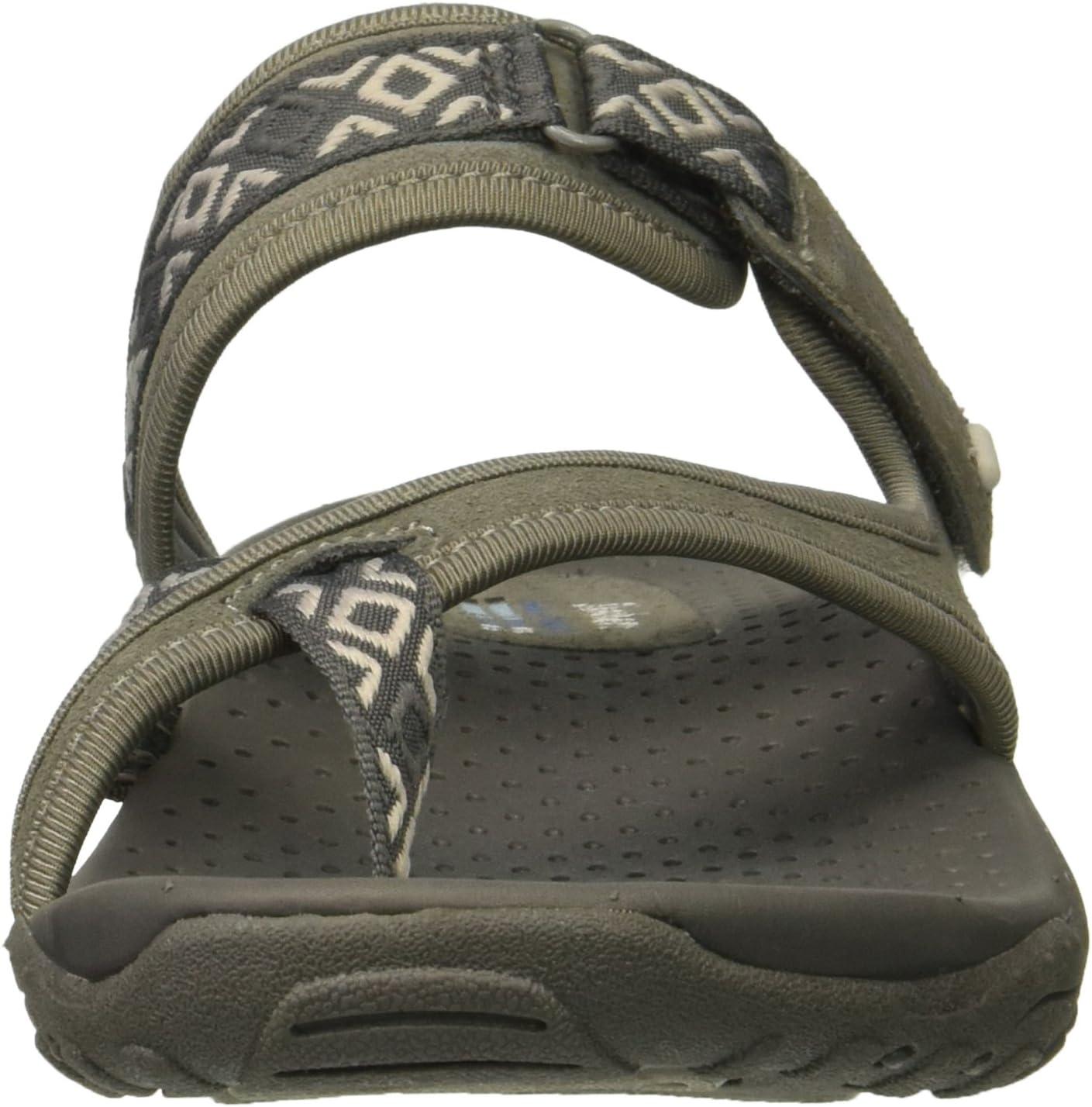 imageSkechers Womens REGGAE Trailway FlipFlop SandalsOlive