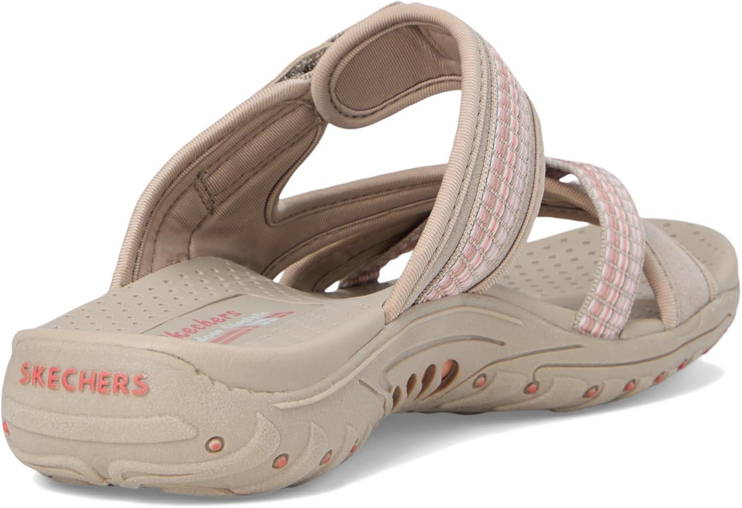 imageSkechers Womens REGGAE Trailway FlipFlop SandalsTaupe