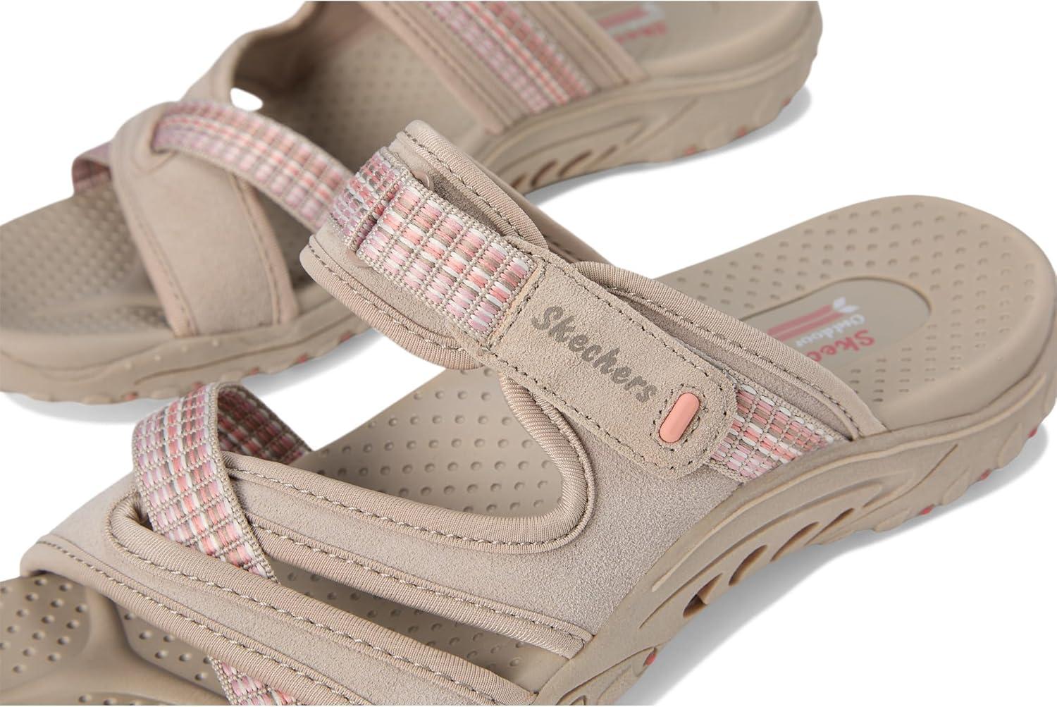 imageSkechers Womens REGGAE Trailway FlipFlop SandalsTaupe