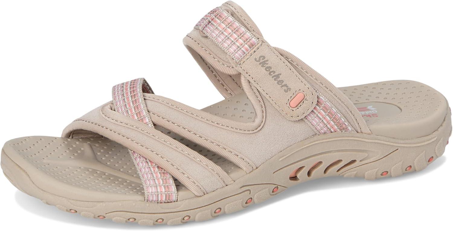 imageSkechers Womens REGGAE Trailway FlipFlop SandalsTaupe