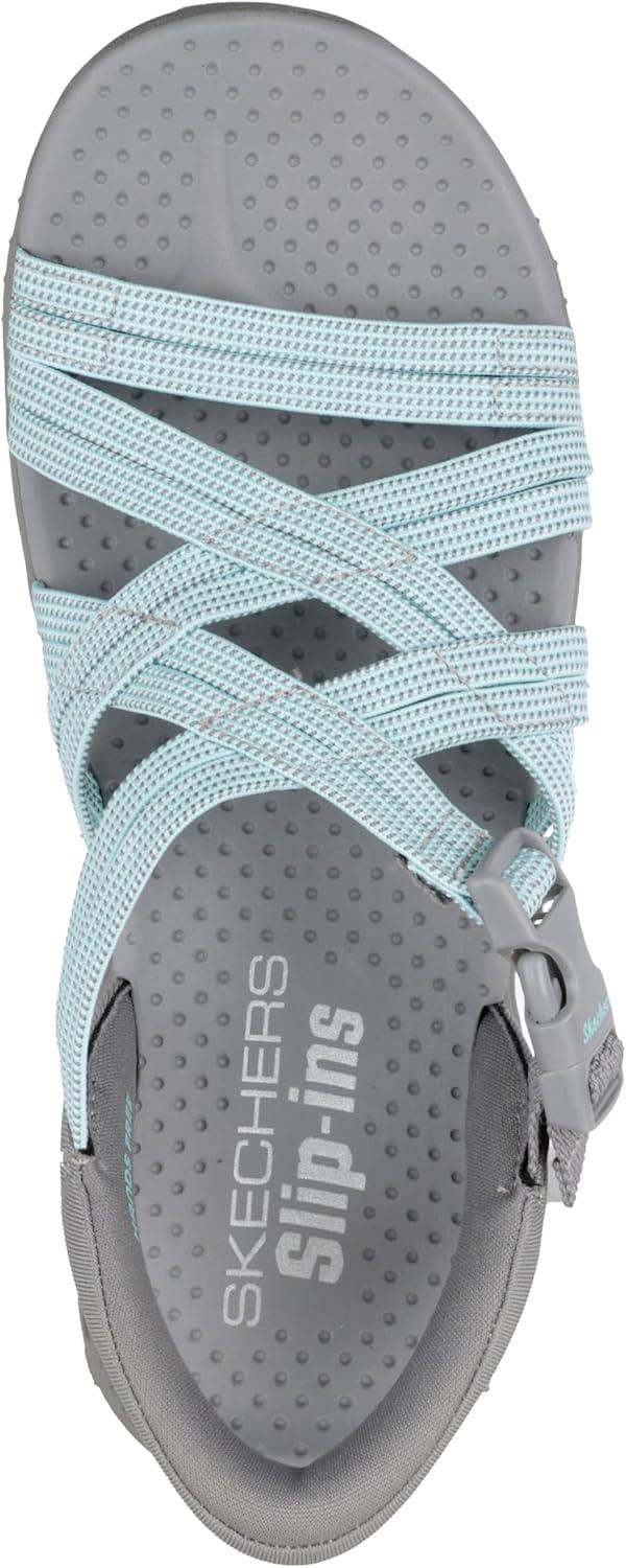 imageSkechers Womens Reggae Morning LightGrayAqua