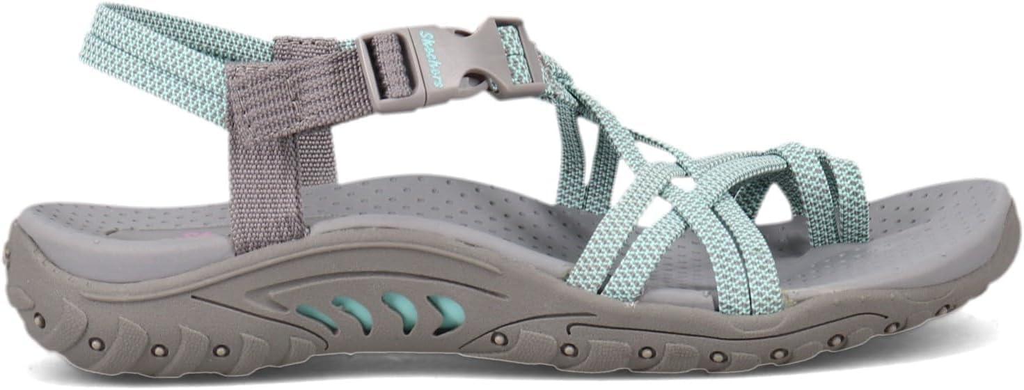 imageSkechers Womens Reggae Stockholm SandalGrayAqua